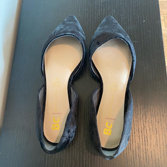 Black velvet flats size 6 - Picture 3 of 6